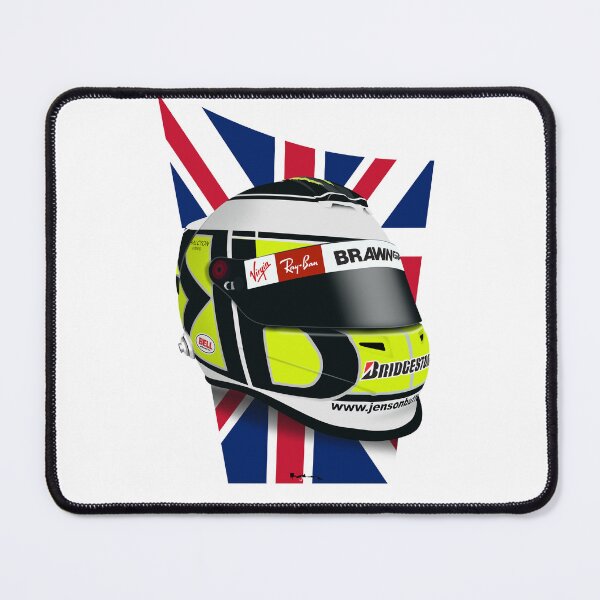 Item preview, Jenson Button 2009 - Helmet flag NO TEXT designed and sold by JageOwen.