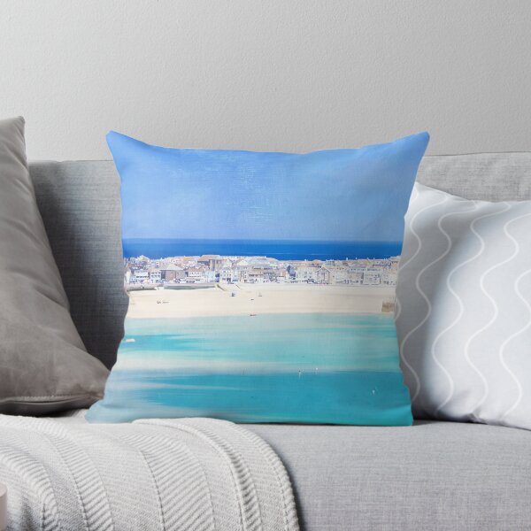 St Ives, Cornwall - Original, version 3 Throw Pillow