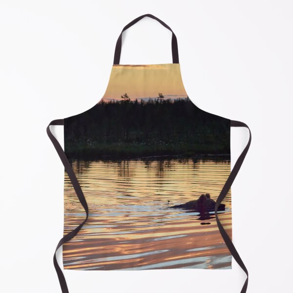 Item preview, Golden swim. Brown bear designed and sold by Jouko Lehto Photography.