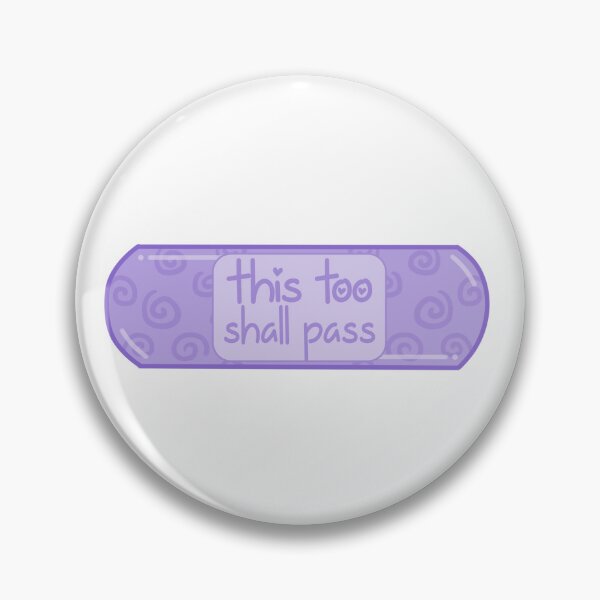 Item preview, This too shall pass anxiety band aid  designed and sold by TheAnxiousStore.