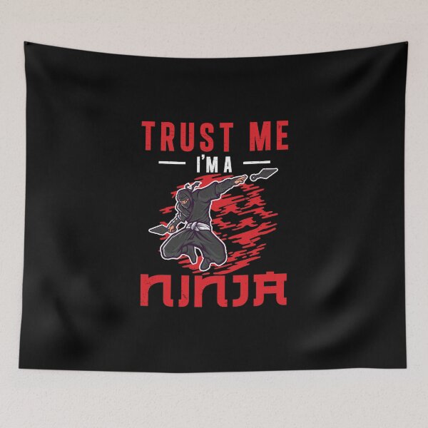 Item preview, Trust Me I'm A Ninja Funny Knife Kunai Throwing designed and sold by StrongShirts.
