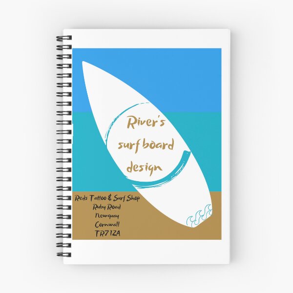 Item preview, Surf board designs by river  designed and sold by NewPages.
