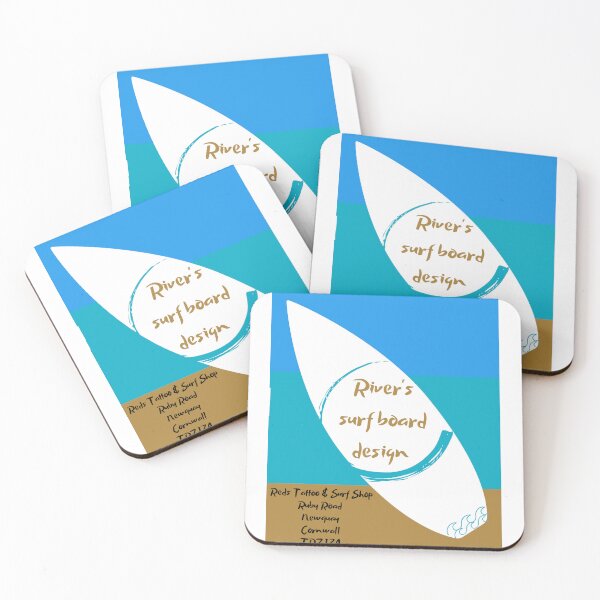 Item preview, Surf board designs by river  designed and sold by NewPages.