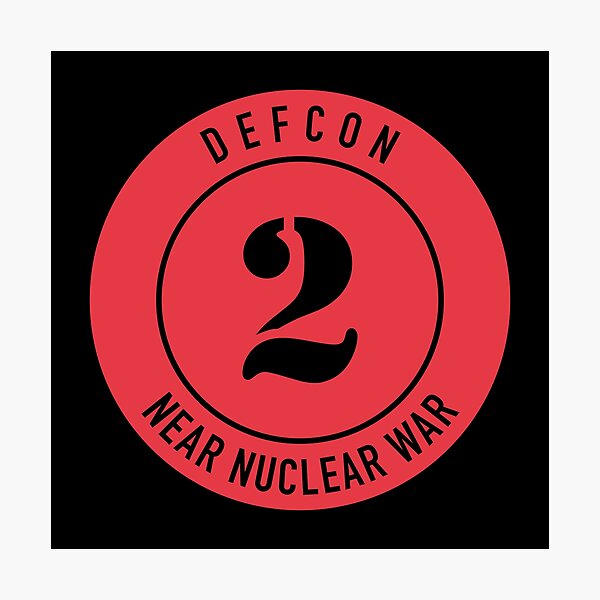 DEFCON 2 Near Nuclear War aka Fast Pace Photographic Print