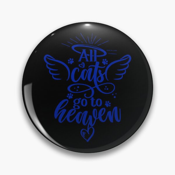 Item preview, All Cats Go to Heaven — Blue designed and sold by ComeToJesus.