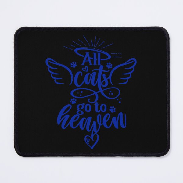 Item preview, All Cats Go to Heaven — Blue designed and sold by ComeToJesus.