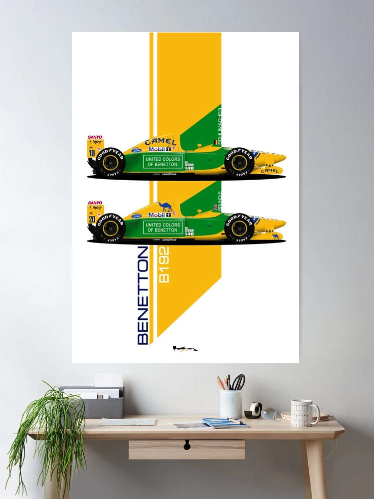 Benetton B192 Team Print - 1992 | Poster