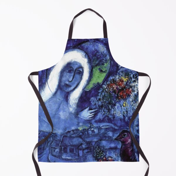 Item preview, Couple with color faces classic artwork of marc chagall  designed and sold by Golido.
