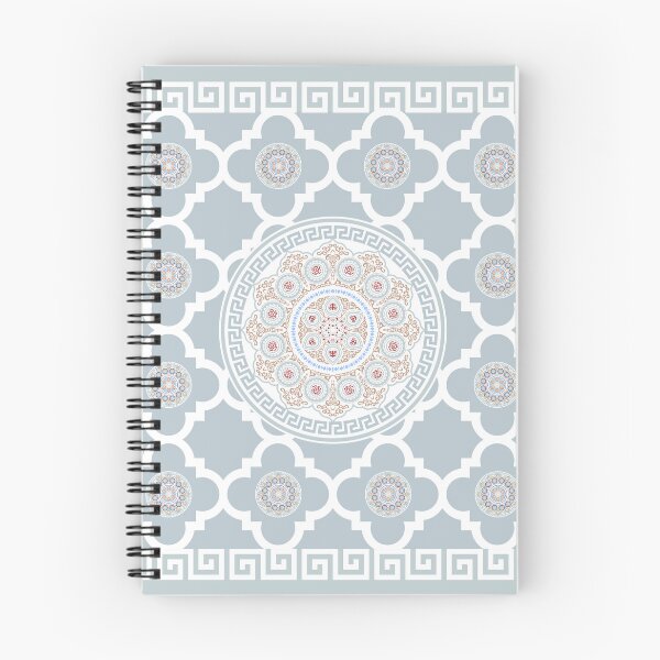 Item preview, Greek Key Light Blue Kiki Pattern designed and sold by Yiorgos Designs.