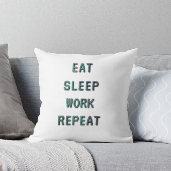Aperçu de l'œuvre Manger Dormir Travailler Répéter créée et vendue par Mayashopp.