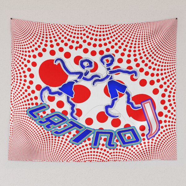 Item preview,  JAPANESE LATINO J WITH JAPANESE AND CUBAN FLAGS COLORS. designed and sold by Ralek.