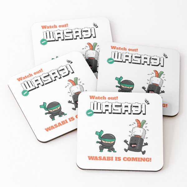 Item preview, Watch out! Wasabi is coming. Funny cartoon designed and sold by Zwembad Vergelijker.