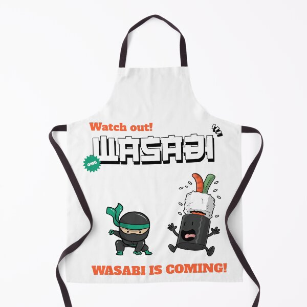 Item preview, Watch out! Wasabi is coming. Funny cartoon designed and sold by Zwembad Vergelijker.
