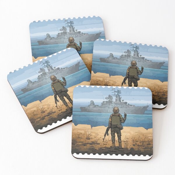 Item preview, No war! Support for Ukraine. Russian warships, go... designed and sold by millerprints.