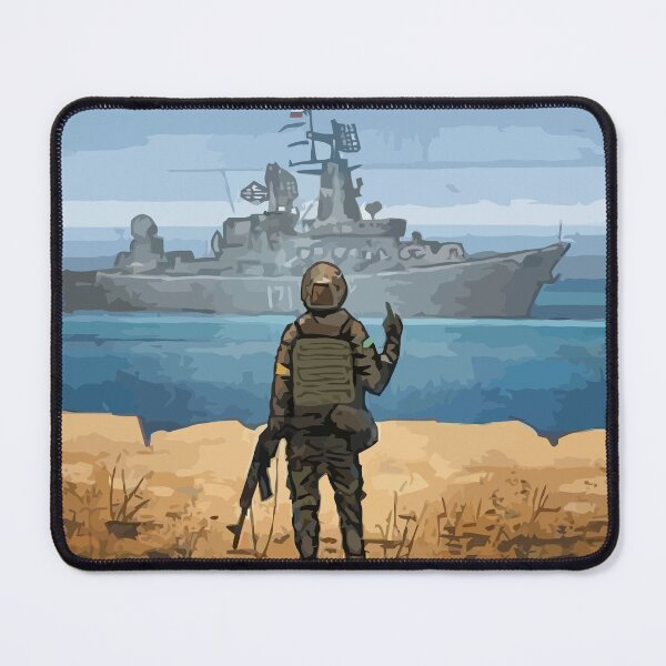Item preview, No war! Support for Ukraine. Russian warships, go... designed and sold by millerprints.