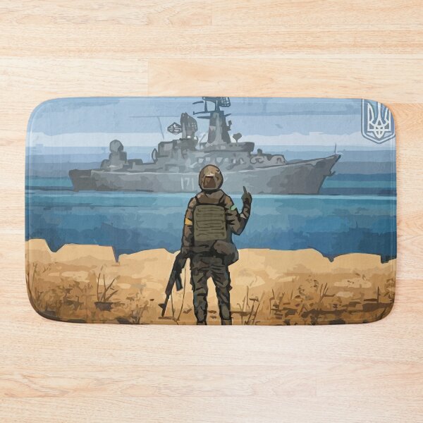 Item preview, No war! Support for Ukraine. Russian warships, go... designed and sold by millerprints.