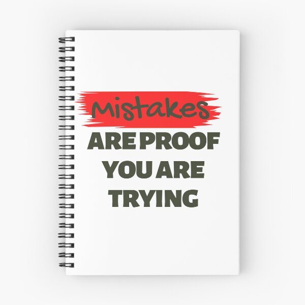 Item preview, mistakes are proof you`re trying, mistakes are proof that you are trying, mistakes are proof you are trying designed and sold by LumpSumArt.
