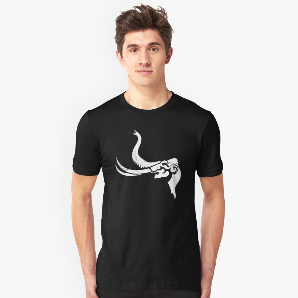 Mammoth stencil Slim Fit T-Shirt