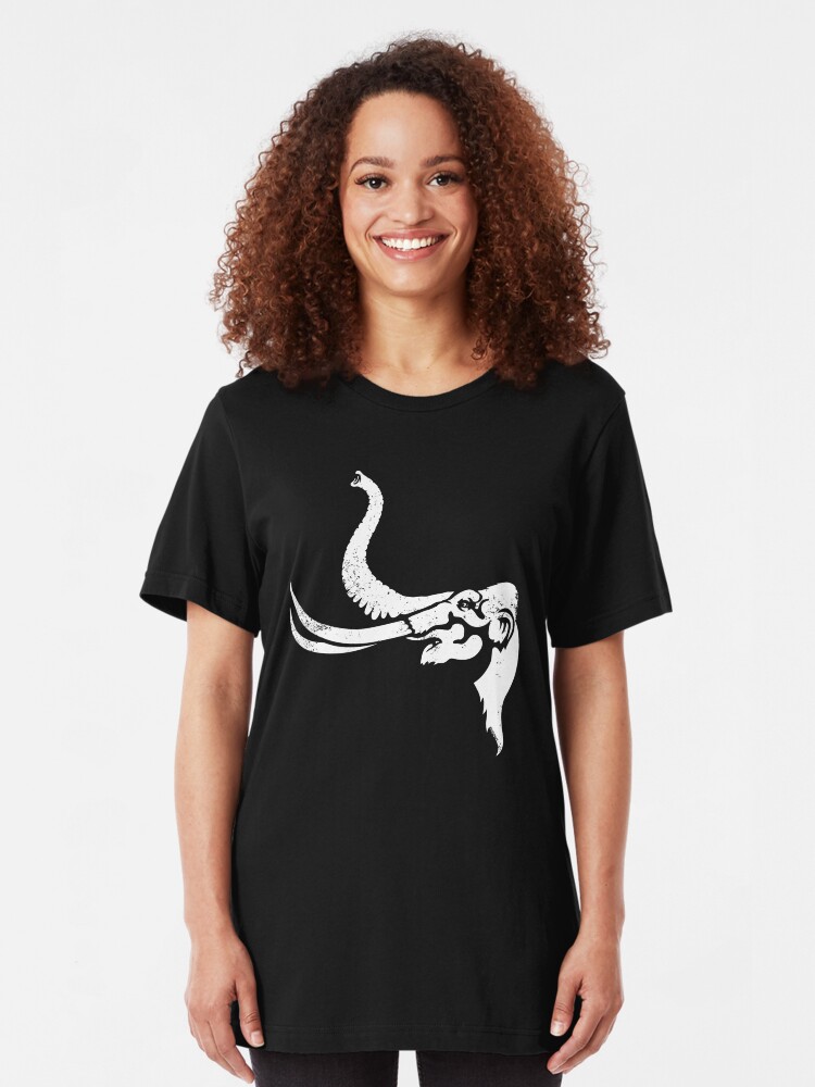 Alternate view of Mammoth stencil Slim Fit T-Shirt