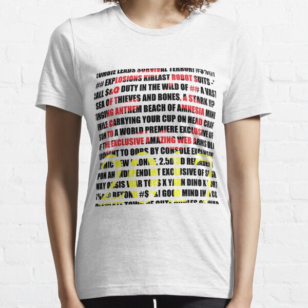 E3 2017 Word Soup - The Memories! Essential T-Shirt