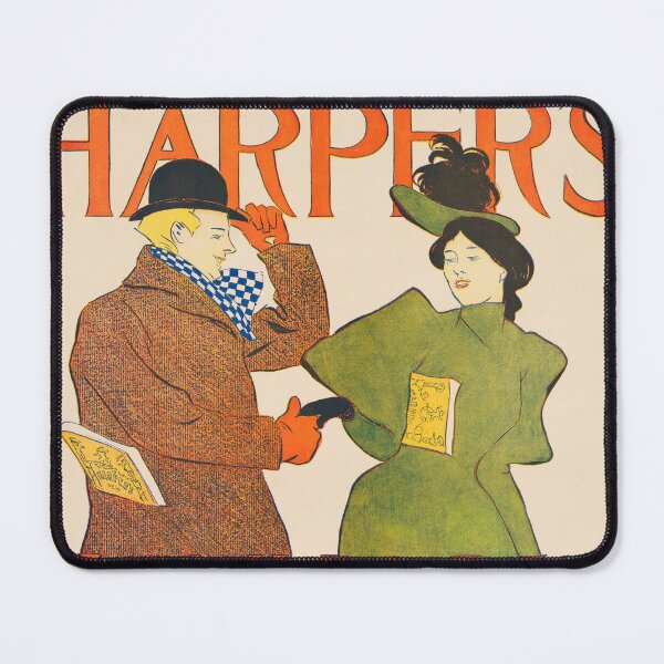 Item preview, HARPER'S JANUARY 1895 Old American Magazine Poster by Edward Penfield designed and sold by retroposters.