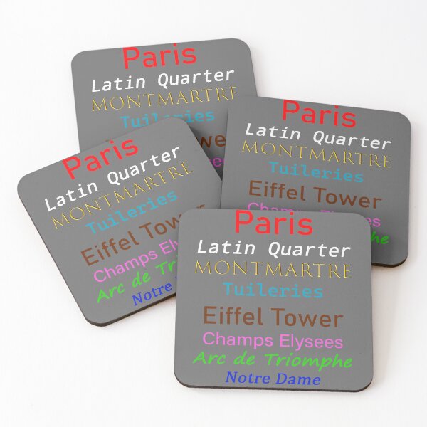 Item preview, Paris Landmarks Design designed and sold by Paul Thompson Photography.