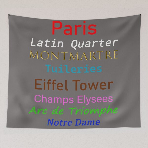 Item preview, Paris Landmarks Design designed and sold by Paul Thompson Photography.