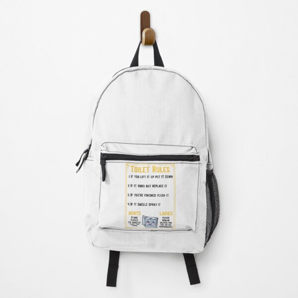 Item preview, Toilet Rules designed and sold by Click-Like.