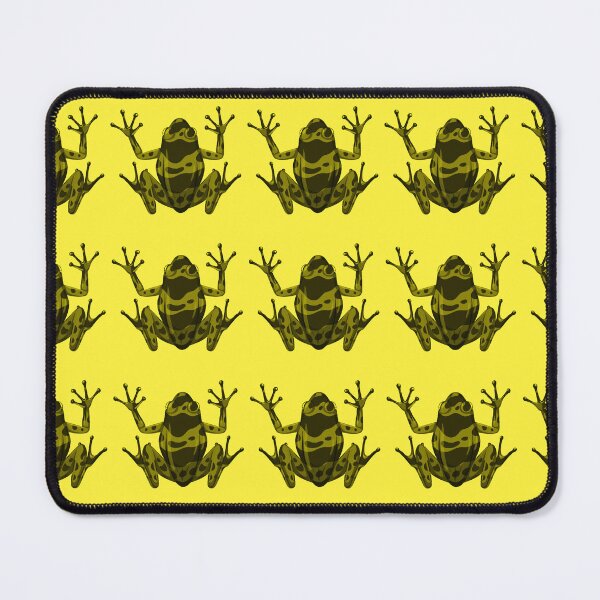 Item preview, Dart Frog on Yellow Background designed and sold by Art-by-Geoff.