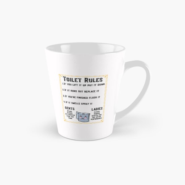 Item preview, Toilet Rules designed and sold by Click-Like.