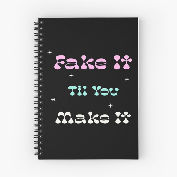 Item preview, Fake It Til You Make It - Motivational Quote  designed and sold by LMcDs.