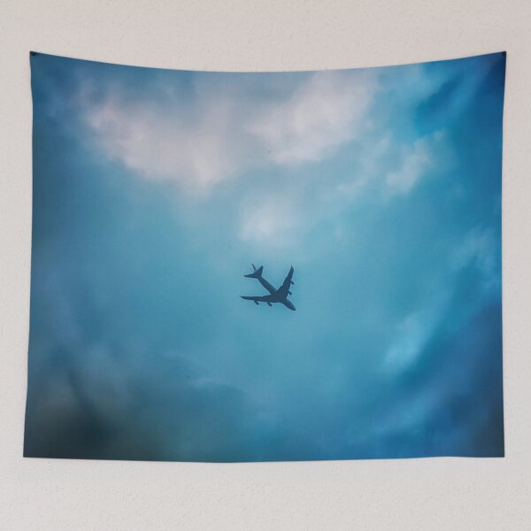 Item preview, Clouds Sky Plane Flight Travel Away designed and sold by eleonoraingrid.