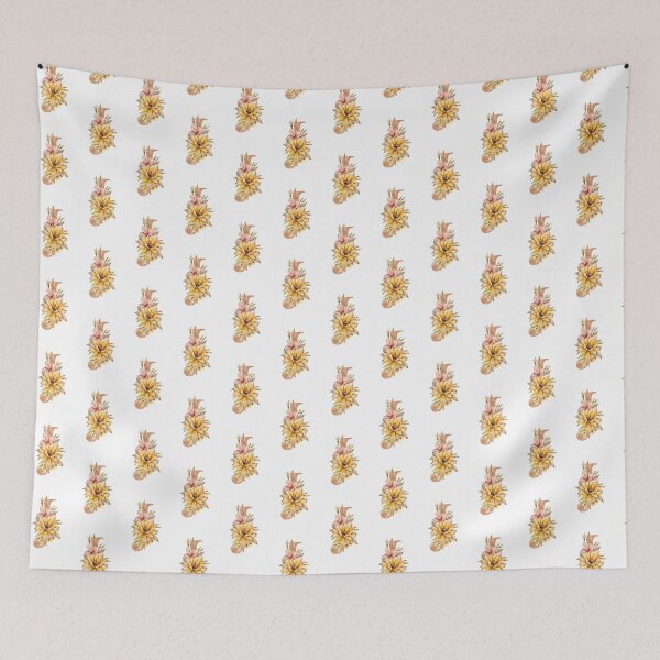 Item preview, Watercolor floral sunflower personalized letter J wedding monogram print designed and sold by tiana-geo.