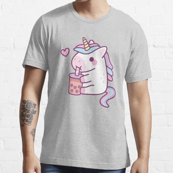 wenselijk Afkeer kapperszaak Cute Little Unicorn Loves Drinking Boba Tea" T-shirt for Sale by  rustydoodle | Redbubble | cute t-shirts - kawaii t-shirts - unicorn t-shirts