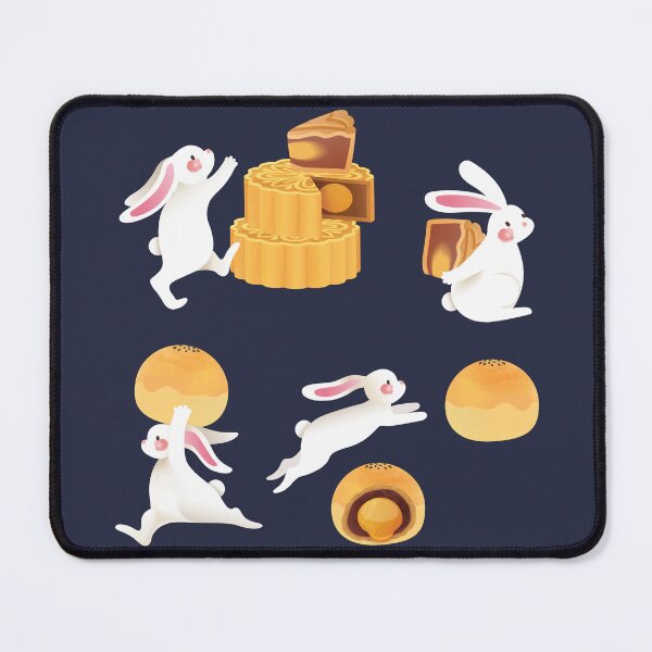 Item preview, Mid-Autumn Festival Mooncakes with Bunnies designed and sold by Alicia Chee.