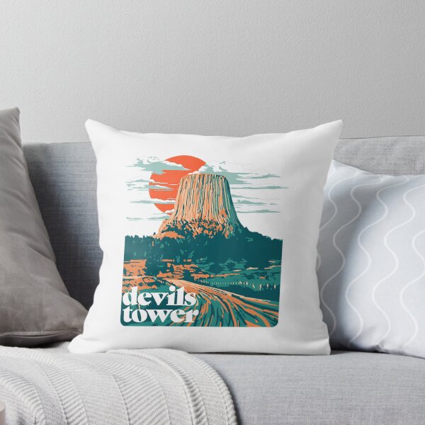 Item preview, Womens Retro Devils Tower Monument Vintage Design Graphic designed and sold by blissfulstimulu.