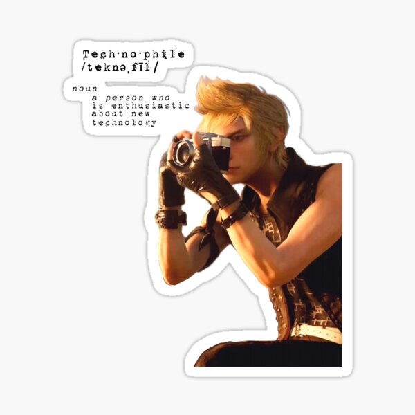 "Perfect for a Technophile like you" Sticker
