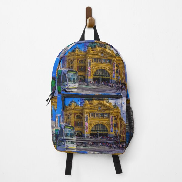 Item preview, The Cyclist at Flinders Street Station designed and sold by Steven Jodoin.