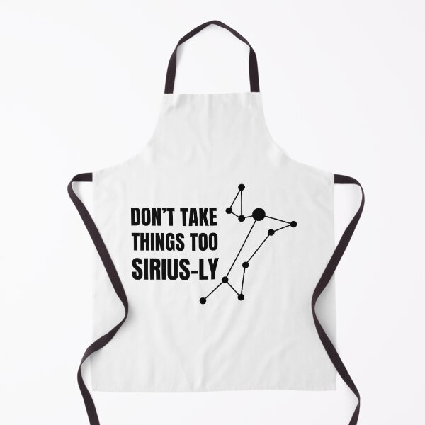 Item preview, Don't take things too Sirius-ly | Sirius Star (BLACK DESIGN) designed and sold by EleannaInSpace.