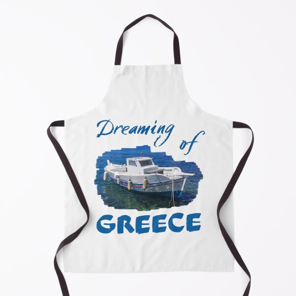 Item preview, Dreaming of Greece, Greek Island Fishing Boat, Syros designed and sold by MH65Designs.