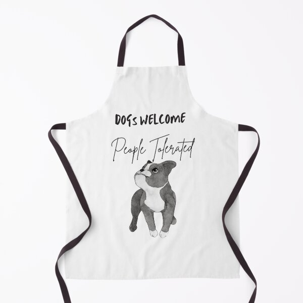 Item preview, dogs welcome people tolerated designed and sold by Zakaria-4.