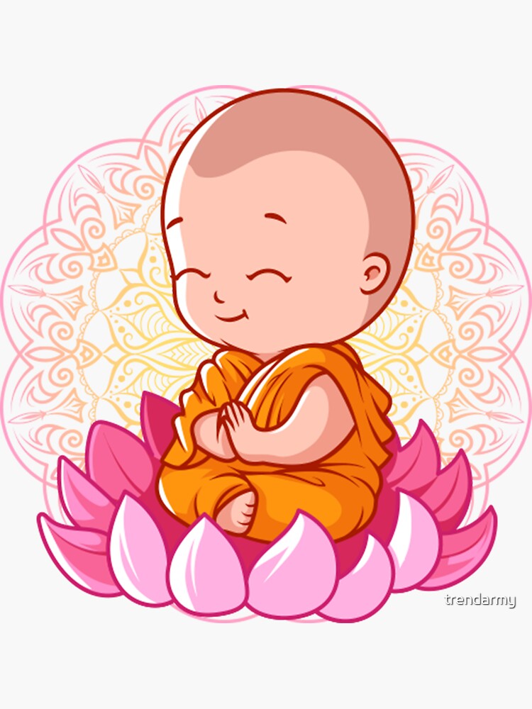 Baby Buddha Sticker