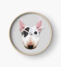 Bull terrier Clock