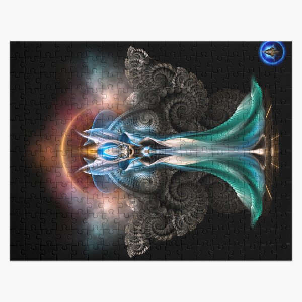 Arsencia Battle Dress PXT Fractal Art Fantasy Portrait by Xzendor7 Jigsaw Puzzle