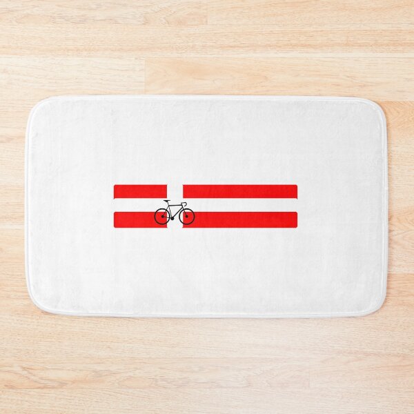 Item preview, Road bike cycling red white Danish flag designed and sold by Mckenna1642.