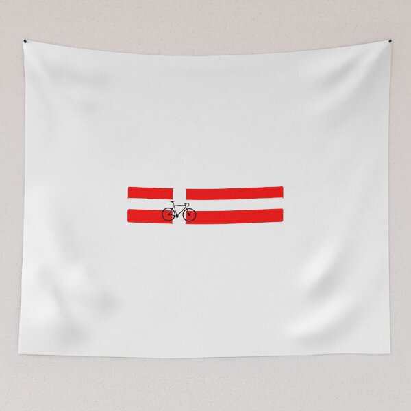 Item preview, Road bike cycling red white Danish flag designed and sold by Mckenna1642.