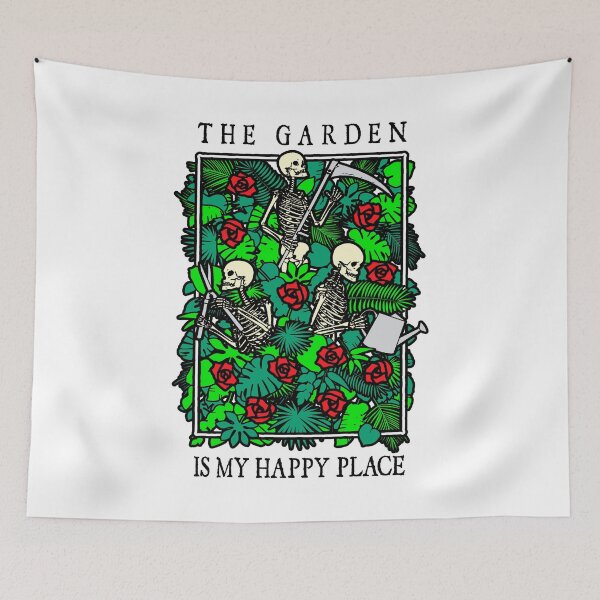 Item preview, The Garden Is My Happy Place Gardening Skeleton Gardener designed and sold by GrandeDuc.
