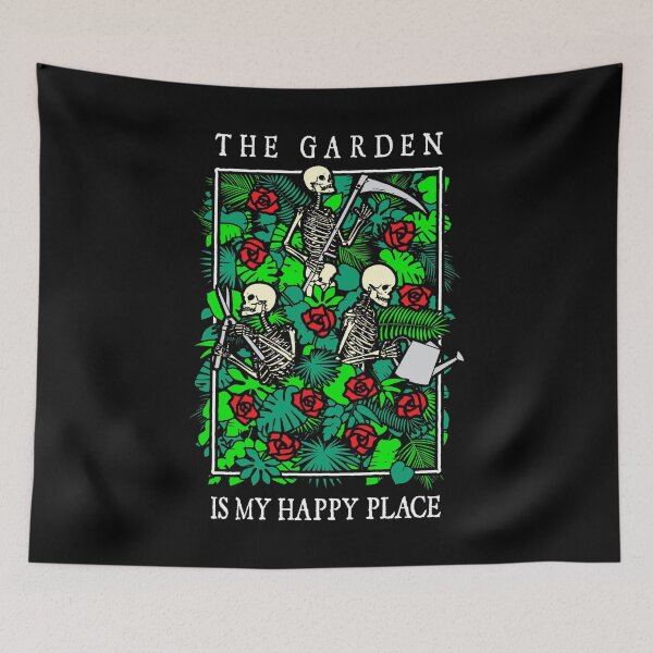 Item preview, The Garden Is My Happy Place Gardening Skeleton Gardener designed and sold by GrandeDuc.