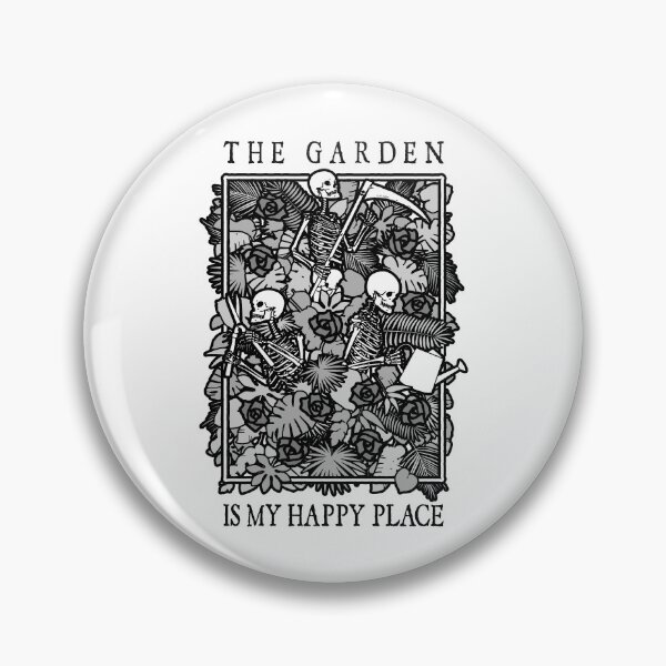 Item preview, The Garden Is My Happy Place Gardening Skeleton Gardener designed and sold by GrandeDuc.