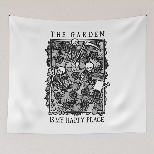 Item preview, The Garden Is My Happy Place Gardening Skeleton Gardener designed and sold by GrandeDuc.